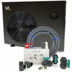 TREND POOL Full Inverter Wärmepumpe Mr. SMART 7 + Bypass-Set Complete