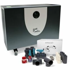 TREND POOL AquaSilence Full Inverter Wärmepumpe 9,0 KW Inkl. Wi-Fi + Bypass-Set