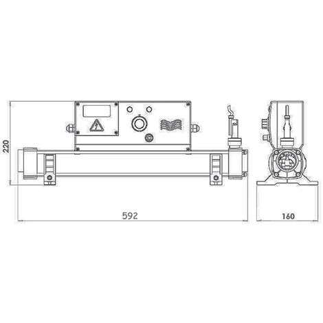 Elektrische Heizung 15kw Mono Digital - V-8t8b-d - Vulcan – Bild 4