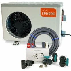 ASTRALPOOL Aquasphere Wärmepumpe Inkl. Bypass-Set + Flexschlauch 5,0 KW