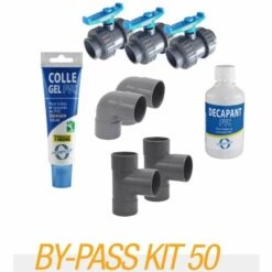 POOLEX HighEnd Bypass Durchmesser 50mm Poolex Kit Für Poolheizung