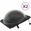 YOUTHUP Solarkugel Poolheizung 2 Stk. 75x75x36 Cm HDPE Aluminium