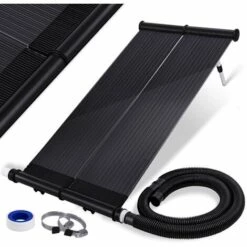 KESSER® Solarkollektor ECO Poolheizung 108 X 74 X 15cm (L X B X H) , Warmwasser Heizung Solarheizung Für Pools L UV-beständiger Kunststoff L Durchflussmenge 10.000 Litern Pro Stunde, 108x73 Cm