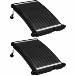 ASUPERMALL Solar-Heizungen Für Pool Gebogen 2 Stk. 72,5x46 Cm