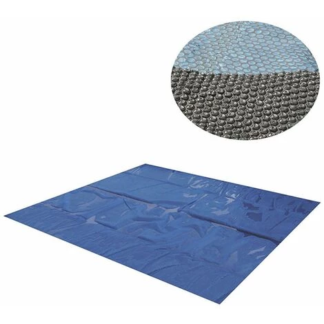 Miganeo® Pool Solarplane 700x400 Schwarz/blau – Bild 2