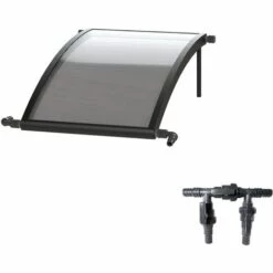 MOUNTFIELD Pool Solarheizung Schräg/ Solarkollektor Exklusive - 120 X 80cm Inkl Bypass Solarweiche