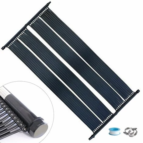 MUCOLA 305x80CM Solarheizung Poolheizung Solarkollektor Solarpanel Wärmeplane Für Pool